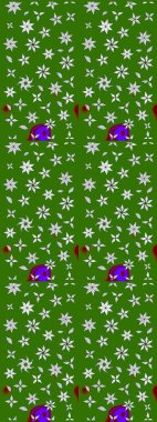 Çiçekli çiçek deseni, suluboya. Yeşil renkli çiçekler. Renkli Bahar temalı eskiz kalıbı. Düz Çiçek Elementleri Tasarım Raster illüstrasyonu.