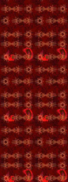 Güzel soyut kar taneleri raster tasarımı. Yeni yıl kar tanesi. Düz kar karalama ikonları, kar taneleri silueti kırmızı, siyah ve kahverengi renkler Noel afişi için, kartlar.