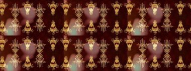 Kışın sembolü, mutlu noeller, mutlu yeni yıl kutlaması Raster illüstrasyonu. Soyut duvar kâğıdı, ambalaj dekorasyonu. Kahverengi, siyah ve bej renkler. Kar tanesi kadar basit..