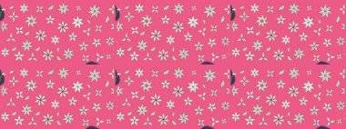 Çizim çiçek deseni duvar kağıdı, web sitesi arka planı, ambalaj kağıdı, davetiye, broşür, afiş veya web sitesi için kullanılabilir. El çizimi Raster çizimi. Parlak elementlerin.