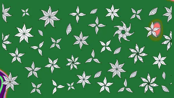 Çizim çiçek deseni duvar kağıdı, web sitesi arka planı, ambalaj kağıdı, davetiye, broşür, afiş veya web sitesi için kullanılabilir. El çizimi Raster çizimi. Parlak elementlerin.