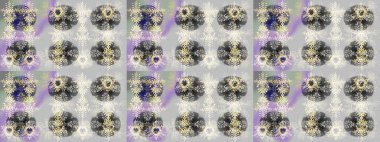 El çizimi Noel Raster illüstrasyonu. Yeni yıl dekoratif kar taneleri arka planı. Kış Kar Taneleri Karalamaları.