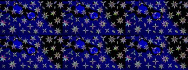 Paketleme, tekstil, duvar kâğıdı için çiçek eskizi. Yumuşak fayans. Raster 'ın taze dokusu. Yumuşak pamuk tasarımı. Klasik çiçek deseni.