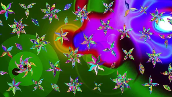 Raster 'ın taze dokusu. Paketleme, tekstil, duvar kâğıdı için çiçek eskizi. Yumuşak pamuk tasarımı. Klasik çiçek desenli. Yumuşak kiremit.