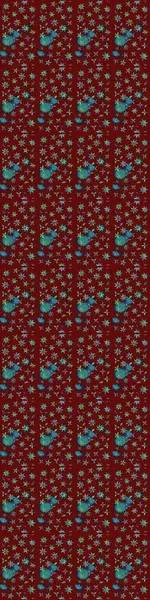 Düz Çiçek Elementleri Tasarımı. Kırmızı renkte çiçekler. Çiçek desenli eskiz, yaz çiçekleri. Renkli Bahar Teması çizim şablonu.