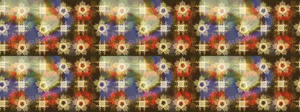 Tomurcukları papatya çiçekleri olan sevimli bir çiçek deseni. Miles Fleur, süslü püslü bir süs. Eskiz geçmişi. Eski usul. Raster illüstrasyonu. Kumaş, tekstil ve duvar kağıdı baskısı için..