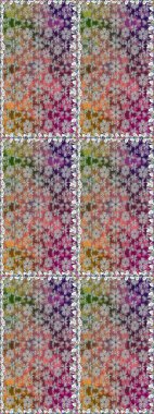 Vadinin çiçekleri kahverengi renklerde. Raster dikişsiz çiçek deseni.