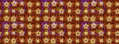 Kırmızı, turuncu ve kahverengi kar tanesi işareti. Düz dizayn. Grafiksel element dekorasyonu. Raster illüstrasyonu. Kar Tanesi Mozaik ikonu. Sembol kışı, donmuş, Noel, yeni yıl tatili.