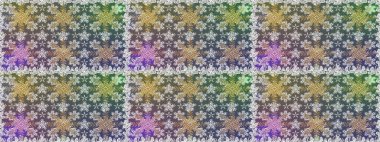 Raster illüstrasyonu. Süslü dekorasyon. Damask altın soyut çiçek gri renklerde pürüzsüz desen.