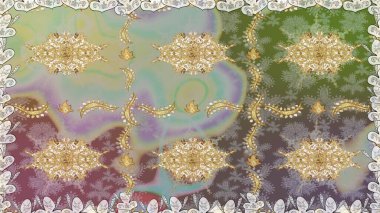 2019 Noel 'i, kar tanesi, yeni yıl. Tarafsız renklerde, altın elementlerle klasik, pürüzsüz desen.