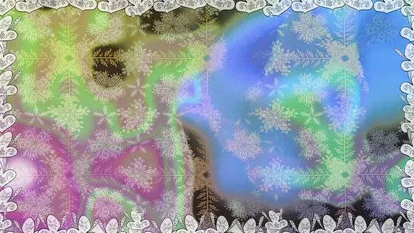 Moda baskıları için zarif bir şablon. Modern çiçek arkaplanı. Halk tarzı. Rengarenk çiçekleri ve yaprakları tarafsız renklerde inanılmaz bir çiçek deseni var..