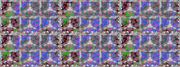 Şirin çiçek elementleri. Raster illüstrasyonu. Kusursuz desenli, modaya uygun kumaş deseni. Renkli Bahar Temalı Kusursuz Arkaplan. Düz Çiçek Elementleri Tasarımı.