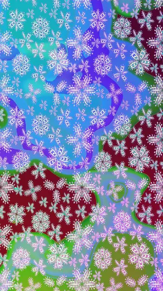 Çiçek arkaplanlı soyut zarafet eskiz deseni. Raster Güzel kumaş deseni.