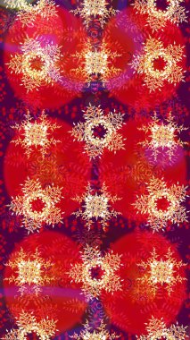 Kar tanesi süs desen. Snowflakes desen. Düz renkli arka plan üzerinde izole kar taneleri tasarımı. Raster resim. Kar taneleri arka plan.