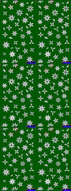 Güzel kumaş deseni. Güzel karalamalı çiçek desenli çizim. Raster illüstrasyonu. Küçük çiçekte sevimli çiçek deseni var..