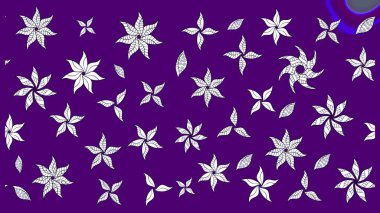 Çiçekli karalama şeklinde Raster çiçek deseni. Mor renkli çiçekler. Nazikçe, güzel çiçek arkaplanı..