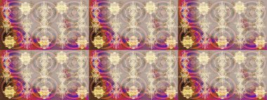 Bokeh bej, nötr, kahverengiler ve kar taneleriyle dekoratif Noel arkaplanı. Raster illüstrasyonu.