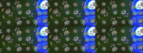 Renkli elementlerle Raster ilginç desen.