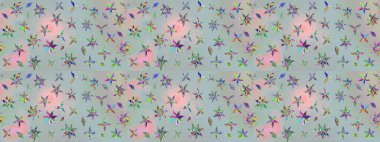 Çiçekli tebrik kartı. Çiçek arkaplan. Suluboya çiçek buketi. Doğum günü kartı ya da düğün davetiyesi. Raster illüstrasyonu. Gri renklerde.