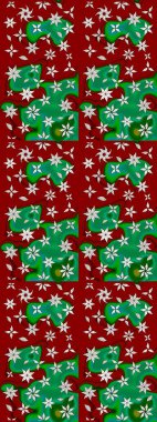 Raster. Eski usul. Kumaş, tekstil, duvar kağıdı baskısı için. Raster illüstrasyonu. Eskiz geçmişi. Tomurcukları çiçekli sevimli çiçek deseni..