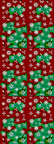 Raster. Eski usul. Kumaş, tekstil, duvar kağıdı baskısı için. Raster illüstrasyonu. Eskiz geçmişi. Tomurcukları çiçekli sevimli çiçek deseni..