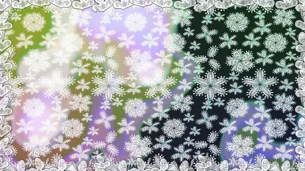 Varicoloneutral raster pürüzsüz illüstrasyon. Küçük çiçekteki sevimli çiçek deseni. Birçok nötr ve soyut çiçekli tropikal desenler.