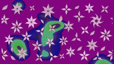 Küçük çaplı çiçeklerdeki basit şirin desenler. Tekstil veya kitap kapakları, imalat, duvar kağıtları, baskı, hediye paketi ve yapıştırma kitabı için çiçek eskizi geçmişi. Raster illüstrasyonu.