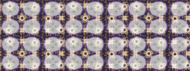 Raster illüstrasyonu. Noel ve yeni yıl moda baskıları için tatil tasarımı. Kar tanelerinin soyut arkaplanlı Noel şablonu. Tarafsız, mor ve gri renkler.