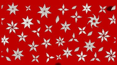 Sabıka fotoğraflarında, bebek kıyafetlerinde, duvar kâğıtlarında, paket kutularında falan kullanılabilir. Zarif, parlak ve eskiz kırmızı çiçek deseni tasarımı.