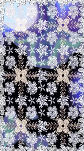 Raster deseni. Soyut çiçek desensiz arkaplan. Küçük çiçekteki sevimli çiçek deseni. Raster illüstrasyonu. Tarafsız renklerde.