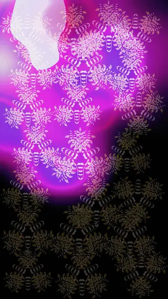 Siyah, mor ve mor kar taneleri. Güzel tasarım. Raster illüstrasyonu. Kar tanelerinin soyut arkaplanlı Noel arkaplanı. Noel için tatil tasarımı, Yeni Yıl moda baskıları.