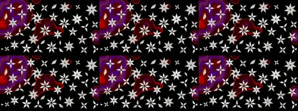 Küçük çiçekteki sevimli çiçek deseni. Raster illüstrasyonu. Tony 'nin kumaş kalıbını çiz. Modaya uygun kumaş deseni.