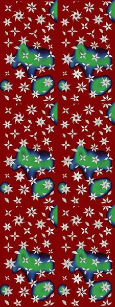 Raster illüstrasyonu. Kırmızı renkte çiçekler. Çizim çiçek deseni duvar kağıdı için kullanılabilir.