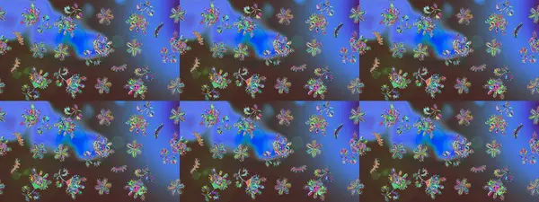 Noel süsleri ve Noel süsleri. Raster Noel soyut renkli arkaplan ve düşen kar tanesi.