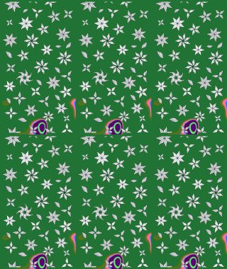 Davetiye ve kartpostal tasarımı için dekoratif çiçek unsurları. Yapraklı çizim şekli. Poster ya da kapak için arka plan. Tekstil için figür. Sevimli zarif çiçekler Raster illüstrasyonu.