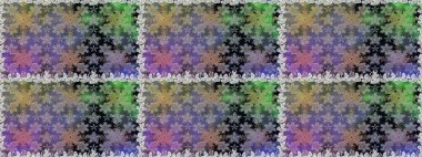 Damask arkaplanı. Altın çiçekli, pürüzsüz desen. Barok tarzında altın çiçekli süs. Gri renklerdeki altın element.