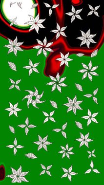 Çiçeğin suluboya çizimlerinin mükemmel deseni. Eski model. Moda baskısı. Dekorasyon ve tasarım için güzel bir desen. Suluboya çizim deseni.