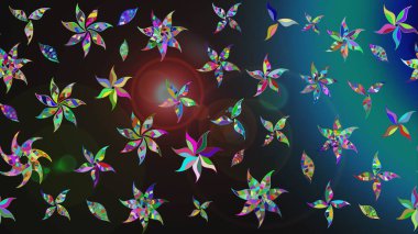 Çiçekli zambakların eskiz geçmişi. Parlak çiçekli kolaj çiçekleri gridir. Çiçek tasarımı için inanılmaz kolaj cennet tarzı..