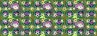 Noel stili. Raster illüstrasyonu. Yeşil, nötr ve mavi renkte kar taneleri.