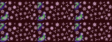 Suluboya çizim kalıbı. Çiçeğin suluboya çizimlerinin mükemmel deseni. Moda baskısı. Dekorasyon ve tasarım için güzel bir desen. Eski.