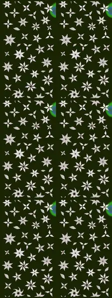 Raster illüstrasyonundaki çiçek desenli çizim. Gri renkli çiçekler. Renkli Bahar Teması eskiz kalıbı. Düz Çiçek Elementleri Tasarımı.