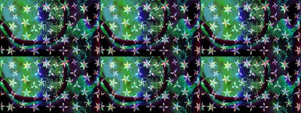 Noel tasarımı için. Kar tanesi kışı mavi ve yeşil renklerde yalıtılmış. Yeni yıl tabelası. Mavi ve yeşil ikon silueti. Kutlamanın sembolü. Raster illüstrasyonu.