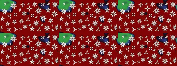 Raster stili kumaş deseni. Çiçekler suluboya çizim deseni.