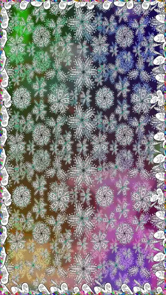 Tebrik kartı geçmişi, boyama kitabı, arkaplan ve tekstil için kullanılabilir. Kusursuz süs izi. Raster Henna tarzı. Etnik Mandala havlusu. Sınır Hindistan çiçek desenli paisley patentli.