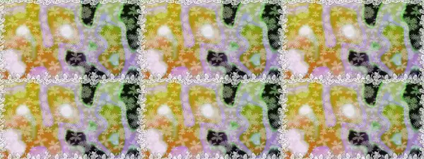 Elle boyanmış suluboya, dikişsiz çiçekler ve bitkiler. Tarafsız renklerde çiçekler.