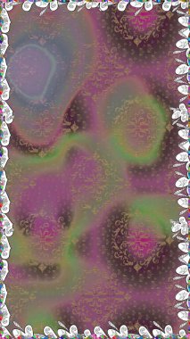 Renkli Bahar Temalı Kusursuz Arkaplan. Kahverengi renkli çiçekler. Güzel çiçek deseni. Düz Çiçek Elementleri Tasarımı.