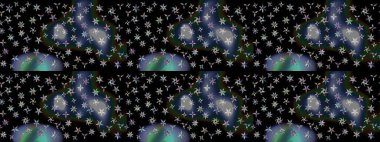 Lace Snowflakes 'in etnik kökü. Raster illüstrasyonu. Stilize Çiçekler. Mandalas 'ın dekoratif dokusu. Kumaş veya Duvar Kağıdı Tasarımı. Tekstil için Lacy Fashion Print. Halk Biçimi.