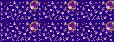 Çiçek deseni. Renkli Bahar Teması eskiz kalıbı. Raster güzel kumaş deseni çiziyor. Düz Çiçek Elementleri Tasarımı.