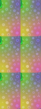 Tarafsız renklerde çiçeklerle çizilmiş çiçek deseni. Suluboya tarzında nötr renkler üzerine çiçekler.