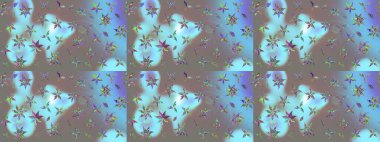 Eskiz arkaplan modeli. Raster - stok. Suluboya, elle çizilmiş. Vadinin mavi renkli çiçekleri.